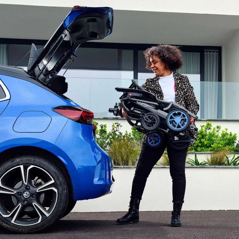 Silla de ruedas eléctrica plegable Quickie Q50 R Carbon